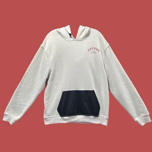 Rue 21 - Men's Long Sleeve Hooded Sweatshirt - Beige - Medium